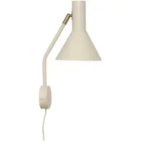 Frandsen Wandlampe , Lyss, Beige, Woonkamer, Metaal, Designer