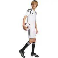Adidas Performance Junior voetbalshort Tiro26 wit Sportbroek Jongens/Meisjes Polyester - maat 128