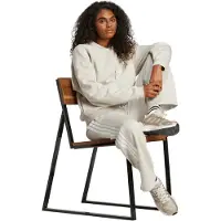 Adidas Sportbroek lichtgrijs / wit
