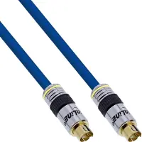 InLine S-VHS kabel, PREMIUM, vergulde male, 4-pins mini DIN male / male, 3m