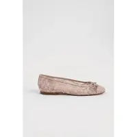 Lk bennett Kara Flats Mushroom Size: 35 | Ballerina Shoes Outlet | Dames | Beige