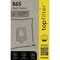 Top Filter Set van 4 stofzuigerzakken voor Bosch TopFilter Premium