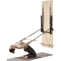 OEM VEVOR Pilates Reformer voor wandmontage, Pilates springplank van esdoornhout, yogafitnessapparaat voor flexibiliteit en balans, fitnessapparaat voor thuisgebruik