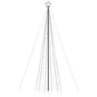 vidaXL LED-kerstboom met spikes 1534 LEDs 500 cm blauw