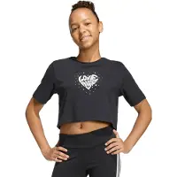 Adidas T-shirt EVERYDAY GLAM CROPPED GRAPHIC T-SHIRT JUNIOR kind 13 / 14 jaar