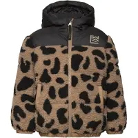 Liewood Winterjas 'Niko' donkerbeige / donkergroen / zwart