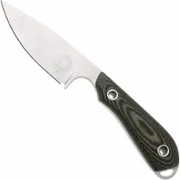 White River Knives M1 Backpacker Pro M1-LBO-MAG, Stonewashed CPM MagnaCut, Black Olive Micarta, vaststaand mes