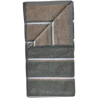 Zone Denmark Handdoek Sauna Olive Green / Taupe / Blue Fog (50 x 100 cm)