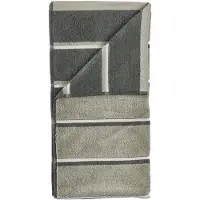 Zone Badlaken Sauna Eucalyptus / Olive Green / Soft Grey (70 x 140 cm)