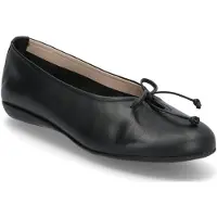 Wonders Dames Leren ballerina's Celestina zwart (39), Leer, Plat, Geen, Casual A-61172_3465_5792