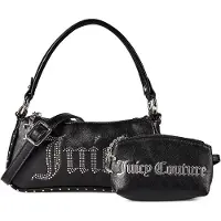 Juicy Couture Schoudertas 'Kimberly' zwart / zilver