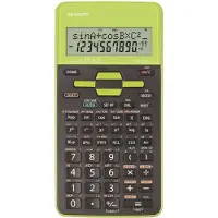 Sharp wetenschappelijke rekenmachine - EL531THGR - zwart/groen - 1x LR44 batterij - SH-EL531THGR