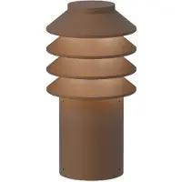 Louis Poulsen Bysted Garden Short Buiten Vloerlamp Corten | 2700K | Anchor whitout adapter