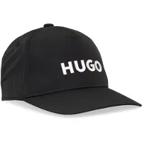 HUGO Kinderpet met rubberen logoprint