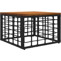 vidaXL Tuinset met 13 delen, zwart en donkergrijs, polyester