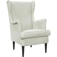 vidaXL Fauteuil Crèmekleurig Fluweel