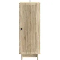 vidaXL Dressoir Sonoma Eiken 33 x 34,5 x 90 cm Bewerkt hout