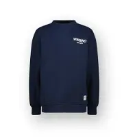 Vingino Boys Crewneck Basic Sweater Dark Blue Size: 4 | Sweaters and Cardigans Outlet | kids | Blauw