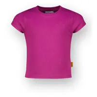 Vingino Girls Basic-crop Rib Tee T-shirt Aster Pink Size: 12 | T-shirts Outlet | kids | Roze