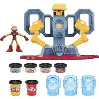 Play-Doh Pâte à modeler Play-Doh Iron Man Quartier Général