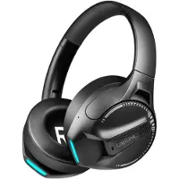 Logilink BT0070 Over Ear koptelefoon Bluetooth Zwart Ruisonderdrukking (microfoon) Headset, Hoofdband Gamen