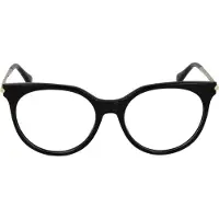 Max mara Zonnebril dames - - MM5107 - Glanzend Zwart - 53/17/145 - Synthetisch - Modern - Neusbrug 17 mm