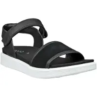 Ecco Sandalen met riem zwart