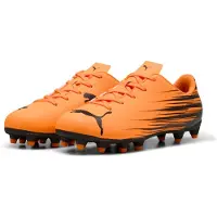 Puma ATTACANTO II FG/AG Jr Unisex Sportschoenen - Heat Fire-Black