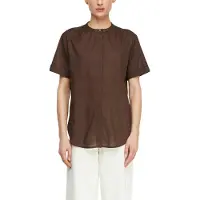 Comma Blouse donkerbruin