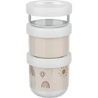Mepal Stapelbare snackbox Mio 3-delig - Sunshine & Rainbow