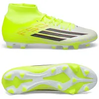 Adidas F50 Club Mid FxG Born For Goals - Geel/Zwart/Helder rood