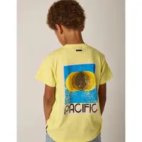Tumble 'n dry T-shirt met backprint geel Jongens Katoen Ronde hals Backprint - maat 92