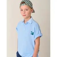 Tumble 'n dry T-shirt lichtblauw Jongens Katoen Polokraag Effen - maat 158