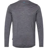 Icebreaker - Merino 125 Cool-Lite Sphere III L/S Tee - Merinoshirt S, grijs/blauw