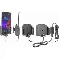 Brodit Houder Univ actieve Micro-USB B:75-89mm/D:9-13mm Mol, Smartphonehouder, Zwart