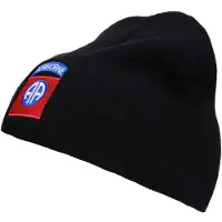 Fostex Beanie muts 82nd Airborne zwart