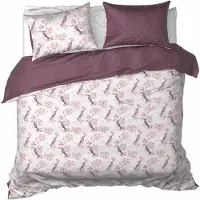De Witte Lietaer Dekbedovertrek Starling Elderberry Satijn-260 x 200 / 220 / 240 cm | Extra Breed