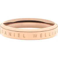 Daniel Wellington Classic Dames en heren Ring Staal - Roségoudkleurig - 16.50 mm / maat 52