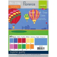 Edelman Cardstock - Multipack Basis - A4 - 60 vellen - Glad - 216 g