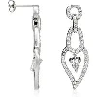 Orphelia Dames 925 Sterling Zilveren Oorbellen - Zilver ZO-5882