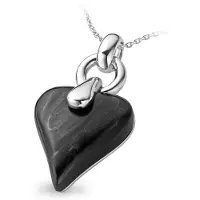 Orphelia Dames 925 Zilver Ketting met Hanger - Zilver ZH-4677