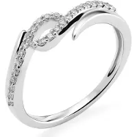 Orphelia RD-3221/50 - Ring - 18 Karaat Witgoud / Diamant 0.15 ct