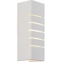 Nordlux Wandlampe , Lancio Square, dimbare, Wit, Gang / Hal, Gips / Klei