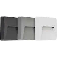 Fantasia SIBO LED 310Lm 2,8W vierkant, cover zwart, wit, grijs IP65