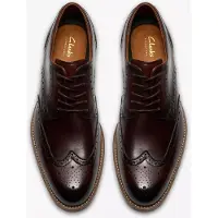 Clarks Veterschoen Bruin - Maat 7,5 - 41,5