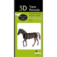 Fridolin 3D puzzel en bouwpakket karton model paard