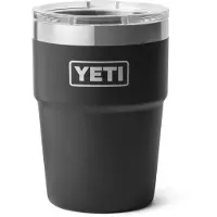 Yeti Coolers - Rambler Stackable Cup - Isoleerbeker 473 ml, grijs/zwart