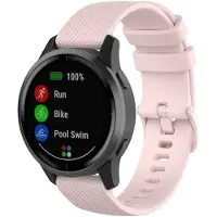 123Watches sport gesp band - roze - 22mm - Geschikt voor Garmin Vivoactive 4 / Venu 2 & 3 / Forerunner 255 & 265 / Overige smartwatches met 22mm bandje