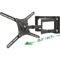 Barkan 4400.B Gebogen TV-beugel, stevige wandmontage