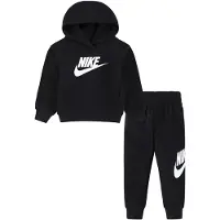 Nike Joggingpak 'CLUB FLEECE' zwart / wit